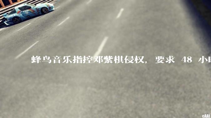 蜂鸟音乐指控邓紫棋侵权,要求 48 小时内下架重录歌曲,邓紫棋回应「不会下架」,这一指控合理吗?